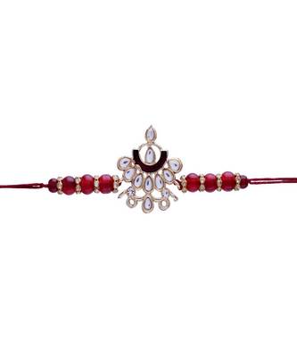 Gold Plated Ethnic Designer Enamel Pearl Beads for BrotherMen  2