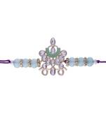 Gold Plated Ethnic Designer Enamel Pearl Beads for BrotherMen 