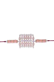 Rakshabhandan Special Designer Kundan & Pearl Studded Rakhi for BrotherMen 