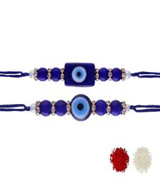 Rakshabhandan Special Designer Pearl Rakhi Set With Roli Chawal for BrotherMen 