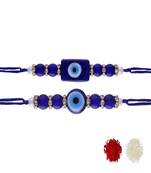 Rakshabhandan Special Designer Pearl Rakhi Set With Roli Chawal for BrotherMen 