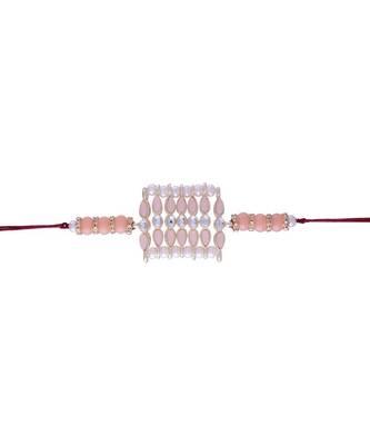 Ethnic Designer Pearl Beads Studded with Roli Chawal for BrotherMen  3
