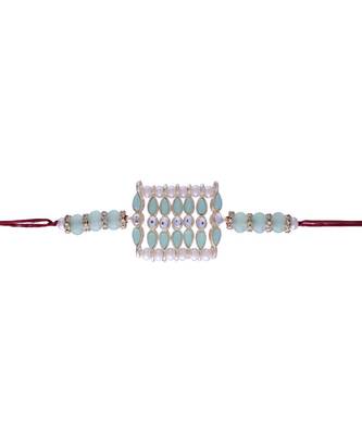 Ethnic Designer Pearl Beads Studded with Roli Chawal for BrotherMen  4
