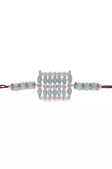 Ethnic Designer Pearl Beads Studded with Roli Chawal for BrotherMen 
