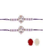 Ethnic Designer Pearl Beads Studded with Roli Chawal for BrotherMen