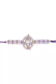 Ethnic Designer Pearl Beads Studded with Roli Chawal for BrotherMen