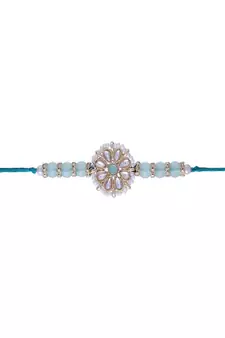 Ethnic Designer Pearl Beads Studded with Roli Chawal for BrotherMen