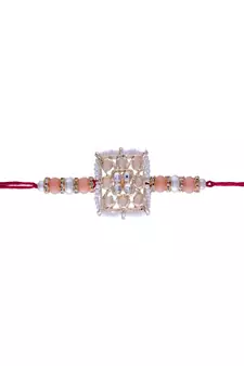 Ethnic Designer Pearl Beads Studded with Roli Chawal for BrotherMen