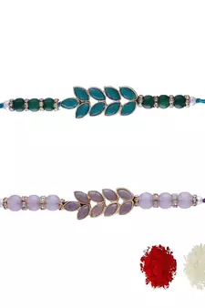 Ethnic Designer Pearl Beads with Roli Chawal for BrotherMen 
