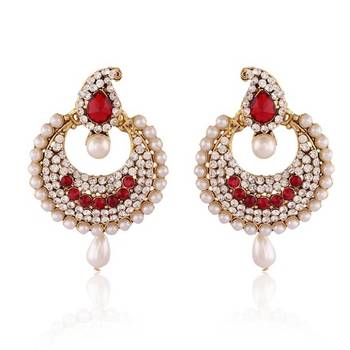 Sparkling Gold Plated Jewellery Earrings For Women 1