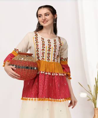 Khadi Festive Kedia for Navratri 3