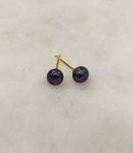 Black pearl earrings
