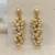 White pearl earrings