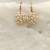 White pearl earrings