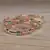 Rose Gold Plated Mint Stone American Diamond Bangles BD618