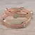 Rose Gold Plated Mint Stone American Diamond Bangles BD622