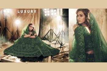 Red Color Designer Wedding Wear Net Lehenga With Un Stitched Blouse 3
