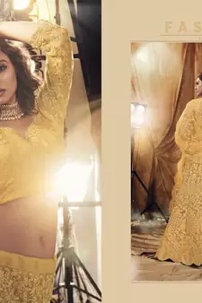 Yellow Color Designer Wedding Wear Net Lehenga With Un Stitched Blouse