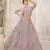 Rose Gold Designer Wedding Wear Net Lehenga With Un Stitched Blouse