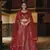 Red Designer Wedding Party Wear Georgette Lehenga With Un Stitched Blouse