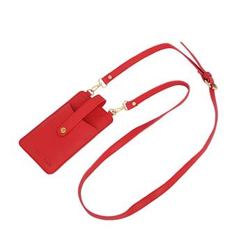 Red Solid Mobile Sling Bag 1