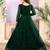 Green Net Anarkali Salwar Kameez