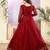Red Net Anarkali Salwar Kameez