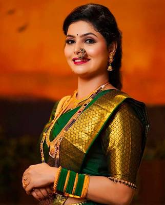 Latest Designer Banarasi Silk Sraee For Women With Unstich Blouse Piece 3