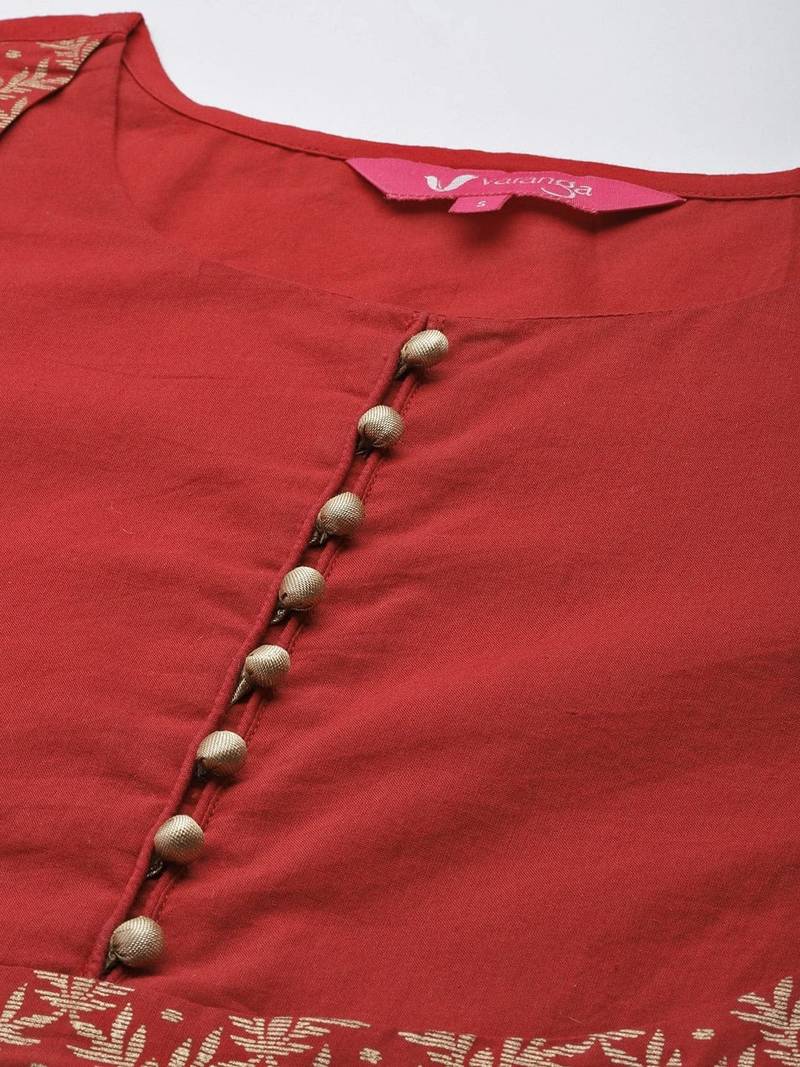varanga-women-red-gold-toned-ethnic-motifs-yoke-design-kurta