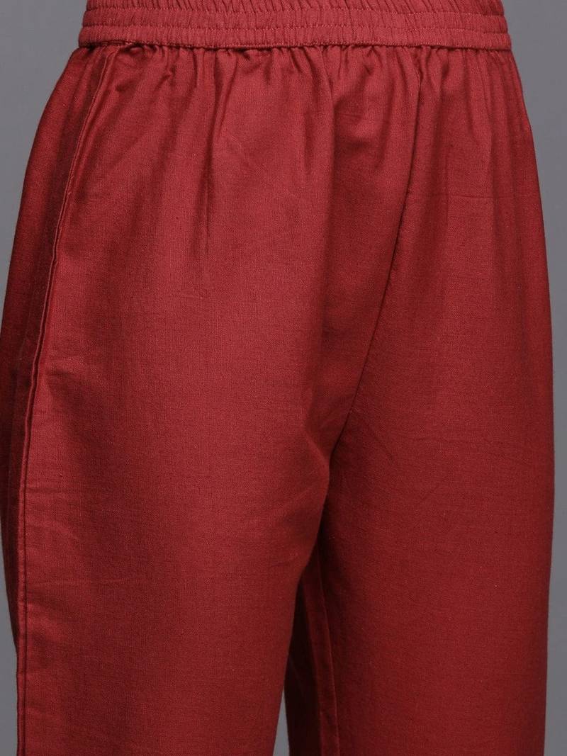 varanga-women-blue-ethnic-motifs-printed-angrakha-gotta-patti-kurta-with-trousers-with-dupatta