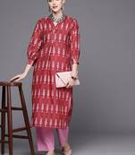 varanga-women-maroon-white-ethnic-motifs-printed-kurt