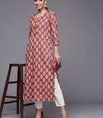 varanga-women-maroon-white-ethnic-motifs-printed-kurta
