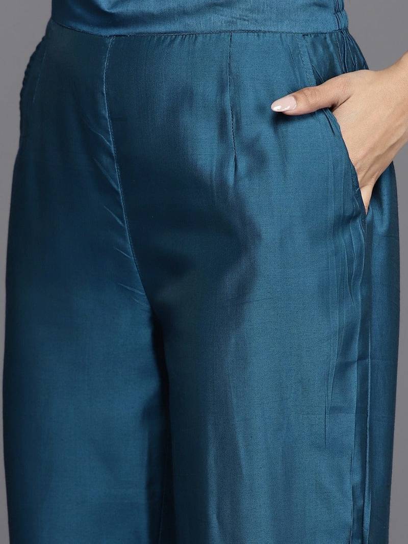 varanga-women-blue-ethnic-motifs-embroidered-kurta-with-trousers-dupatta