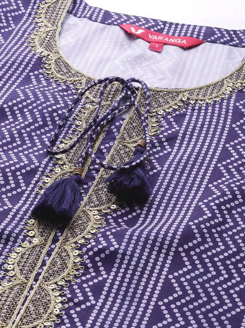 varanga-women-blue-white-bandhani-printed-kurta