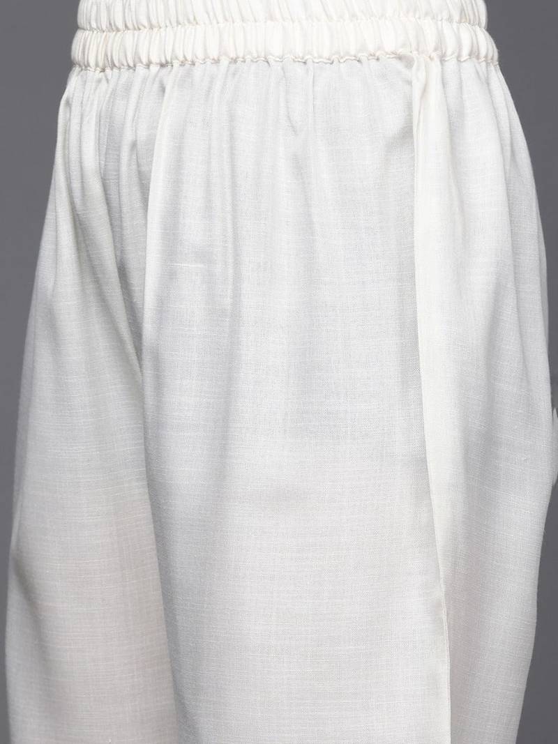 varanga-women-yellow-ethnic-motifs-embroidered-pure-cotton-kurta-with-trousers-dupatta