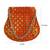 myDsGifts Women's Stylish Potli Bags Embellished Potli Bag Combo (Pack of 2 Blue Orange)