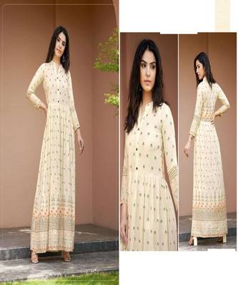 white Pure Rayon Bandhani Print Kurta 3