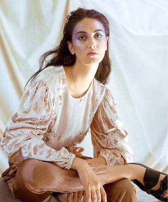 Payal Singhal Thea Stone Velvet Top 3