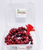 BRIJ HAAT Original Rosary Lal chandan Mala 108+1 jaap japa (8mm)