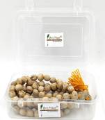 BRIJ HAAT Natural Original Rosary Tulsi jaap mala 108+1 Round Beads (8 mm)