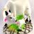 Big size Polyresin kamdhenu Cow and Calf Showpiece Decorative Gift Item (White)