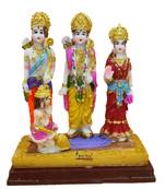 Polyresin Ram darbar Showpiece 14cm