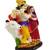 Polyresin Radha Krishna with Cow Playing Flute Showpiece Big @21cm (Multi)