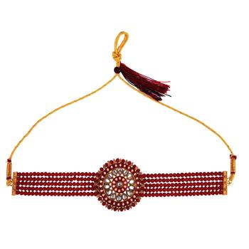 Red cubic zirconia necklace-sets 4