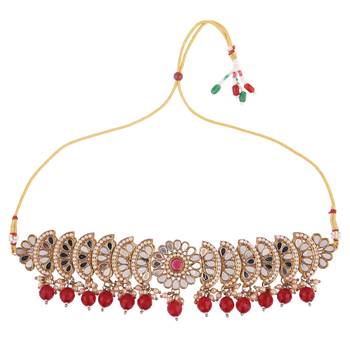 Red pearl necklace-sets 4