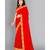 CLOTH BOOST Presenting For Women's Beautiful Party & Festive Saree Red party wear sarees
