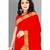 CLOTH BOOST Presenting For Women's Beautiful Party & Festive Saree Red party wear sarees