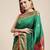 Riwazo Green Silk Woven Zari Work Traditional Tassle Saree