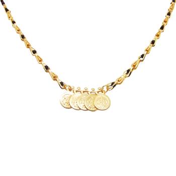 Yellow cubic zirconia mangalsutra 3