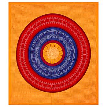 Jaipuri Sanganeri Prints Cotton Bed Sheet For Double Bed With Two Pillow Cover Size 90 x 100 Inch 2
